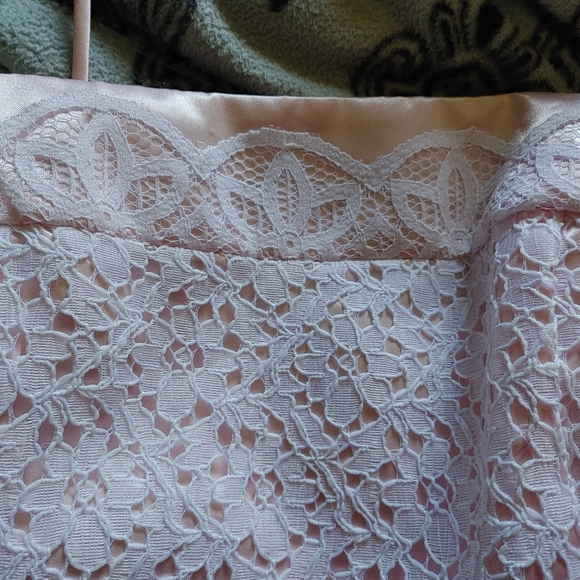 Jessica McClintock Pink lace dress Sz.5 NWT - Picture 4 of 8